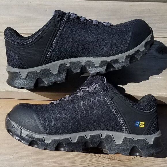 Timberland PRO Powertrain Sport Alloy Toe Work Sneaker - Black 7.5 wide B15 - Picture 2 of 12